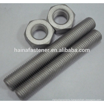 grade10.9 carbon steel thread rod,full thread rod,zinc plated threaded rod